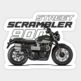 Street Scrambler 900 - Green Sticker